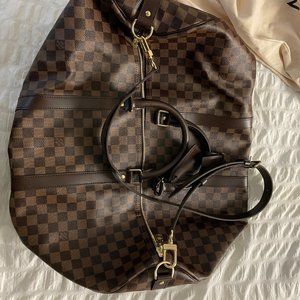 Louis Vuitton Keepall Bandouliere Damier Ebene 55